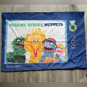 Vintage Sesame Street Pillowcase- 20.5” x 29.5”